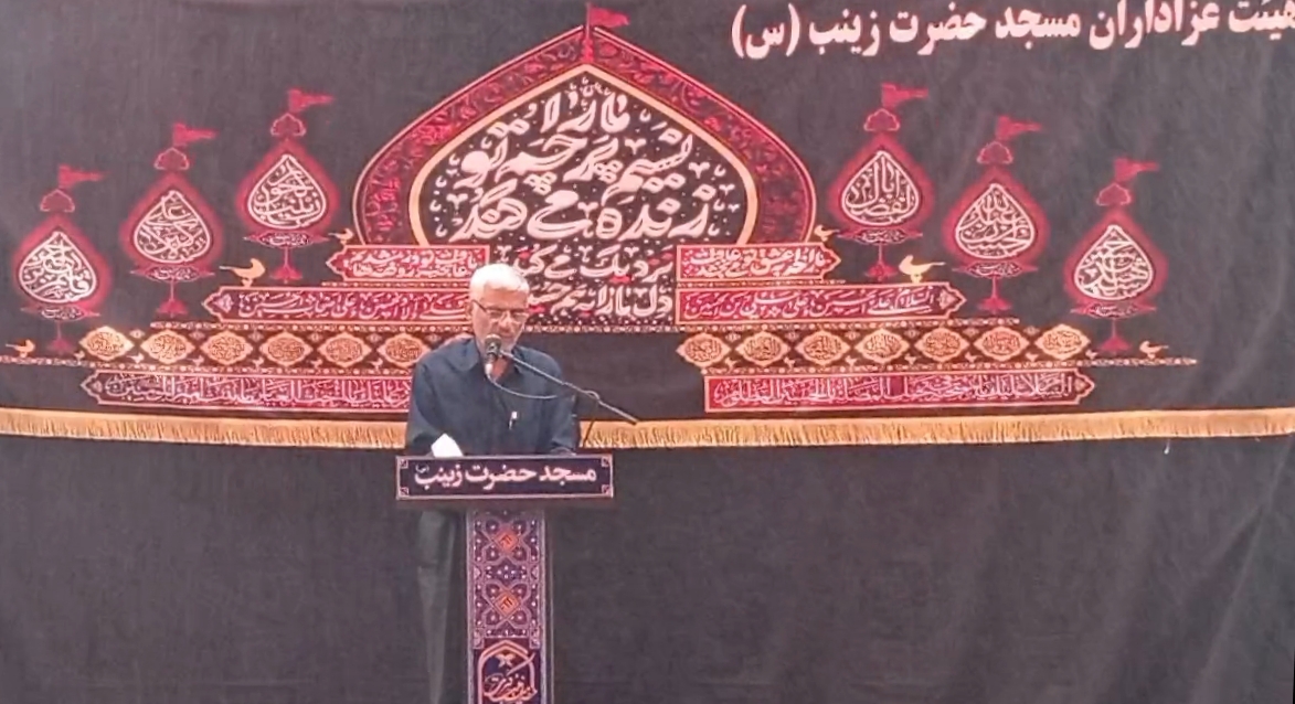 مداح اهل بیت حاج رضا پور رکنی ـ شب چهارم محرم 1404 ـ مسجد زینب (س)